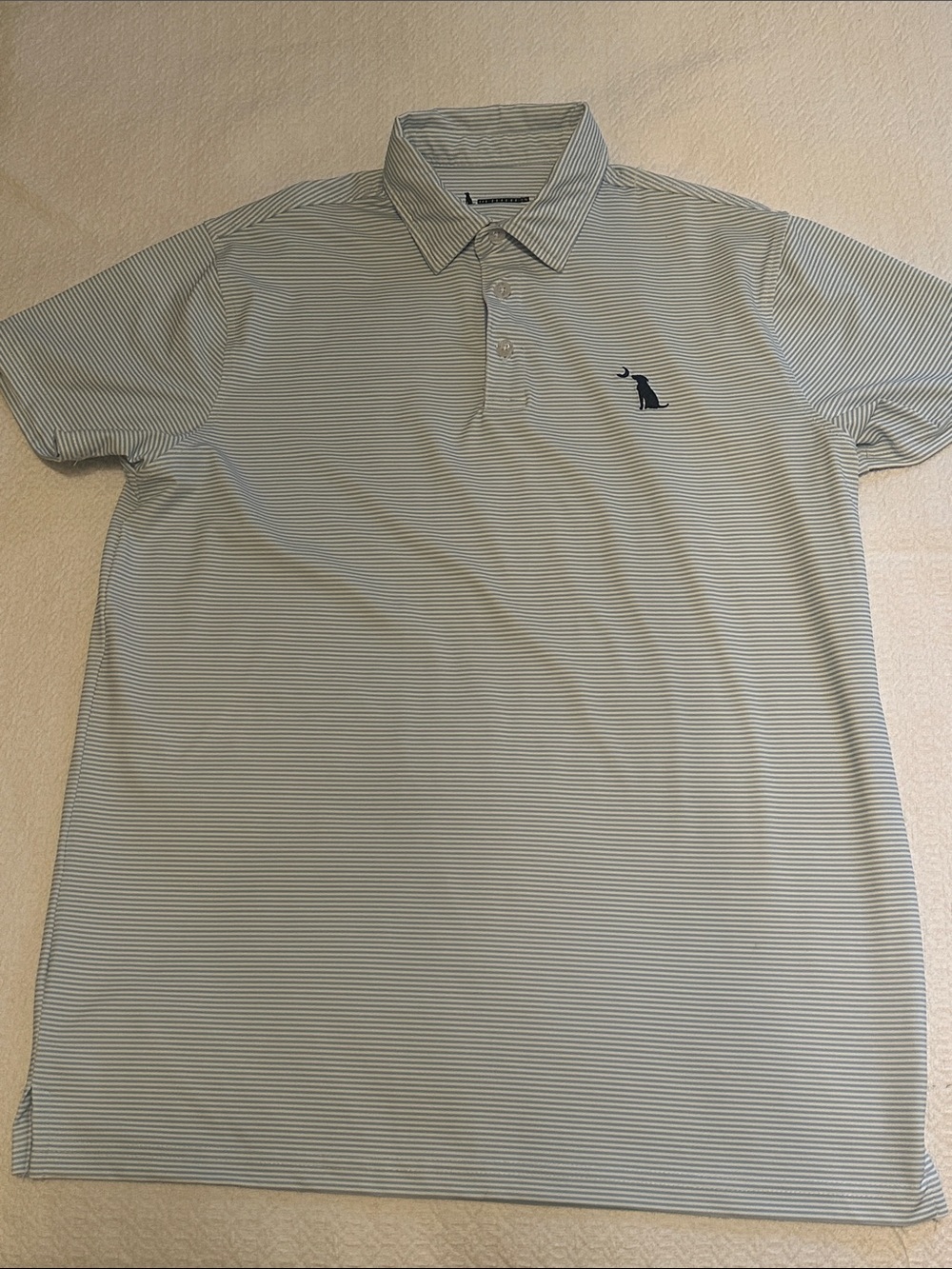 Local Boy Kids' Polo Shirt with logo - Light Blue & White